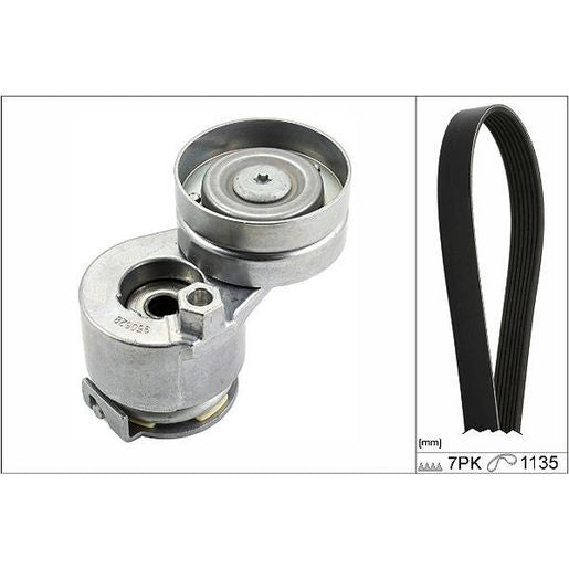 INA V-Ribbed Belt Set 529 0283 10