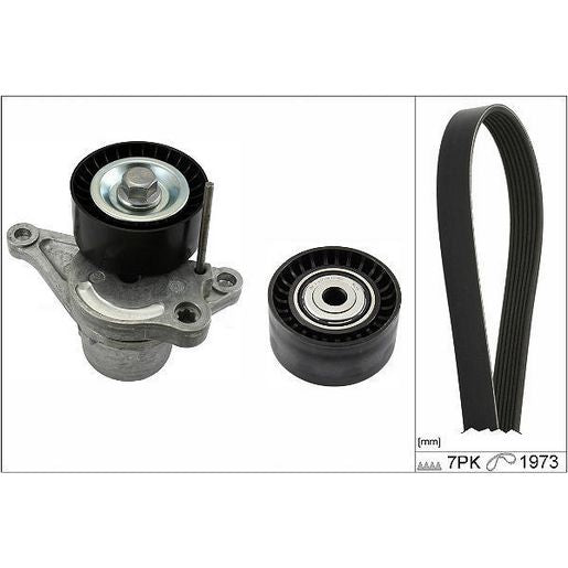INA V-Ribbed Belt Set 529 0317 10