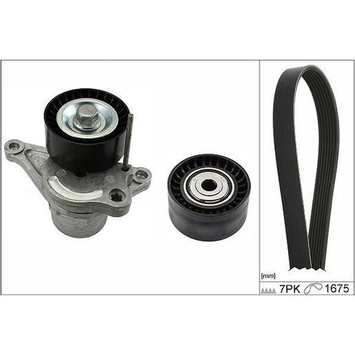 INA V-Ribbed Belt Set 529 0355 10