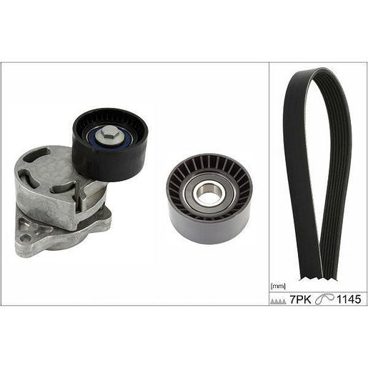 INA V-Ribbed Belt Set 529 0432 10
