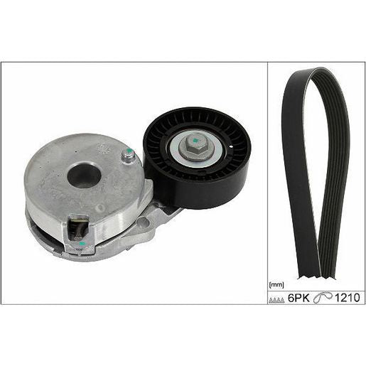 INA V-Ribbed Belt Set 529 0512 10