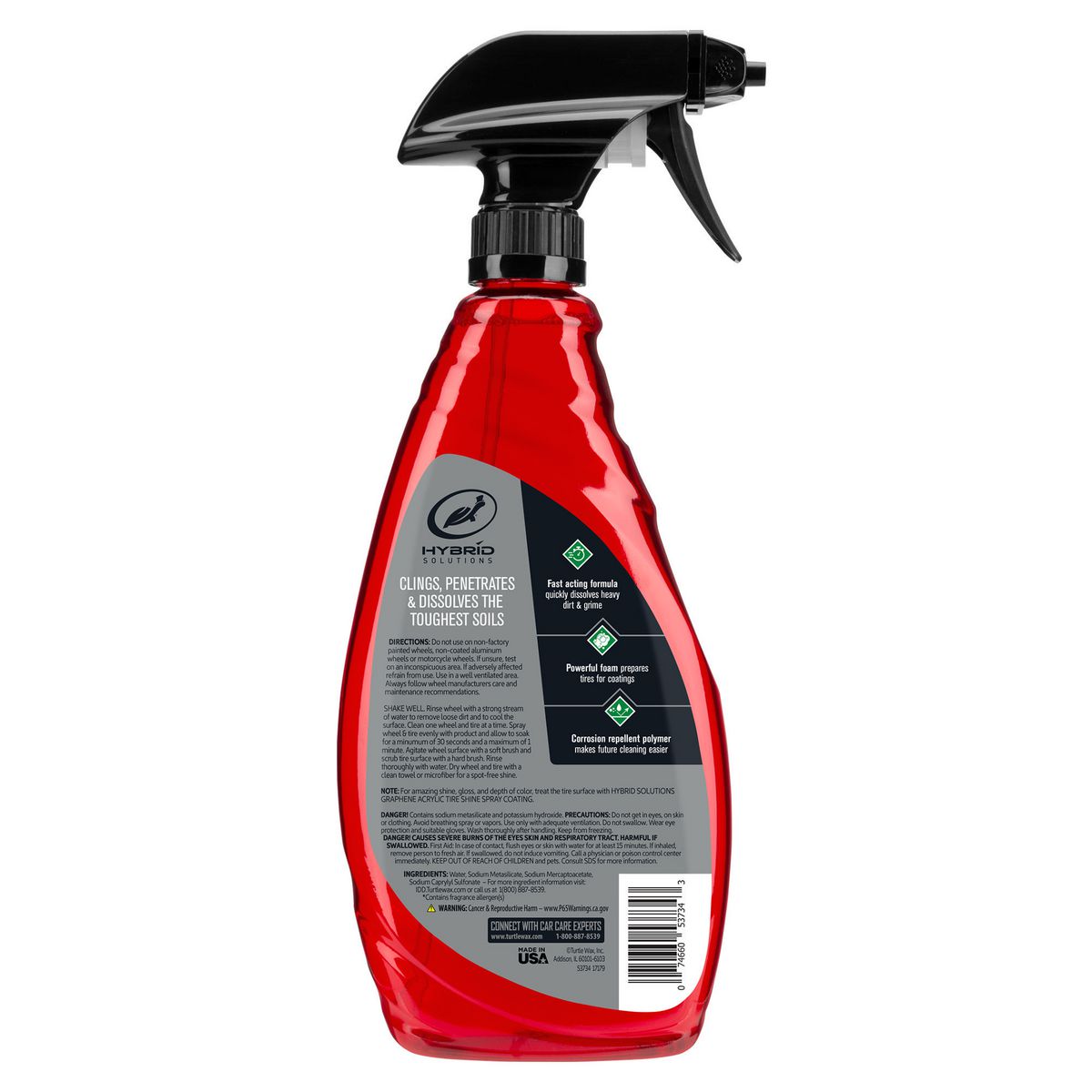 Turtle Wax Hybrid Solutions Hyper Foam Wheel Cleaner 680ml