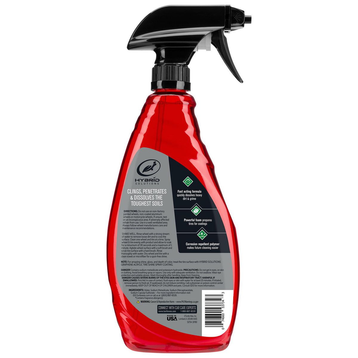 Turtle Wax Hybrid Solutions Hyper Foam Wheel Cleaner 680ml