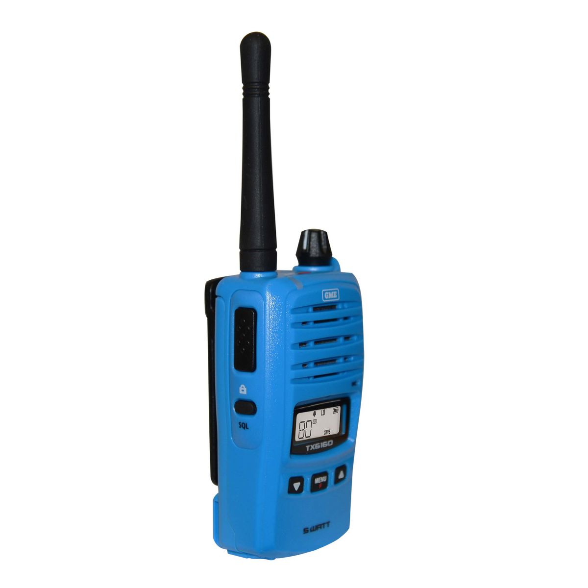 GME 5/1 Watt Handheld UHF Radio Ip67 - Blue TX6160XBL