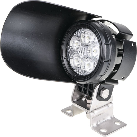 OEX Mirror Mount Work Light With Glare Shield - Black LLX4000