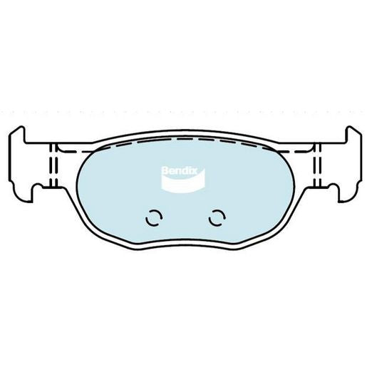 Bendix General CT Brake Pad Rear SET DB2539 GCT