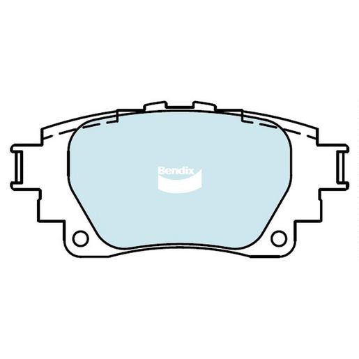 Bendix General CT Brake Pad Rear SET DB2529 GCT