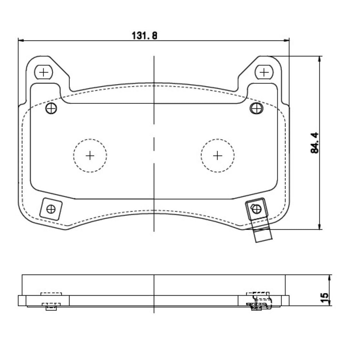 RDA Phantom Ceramic Brake Pads RDC2478