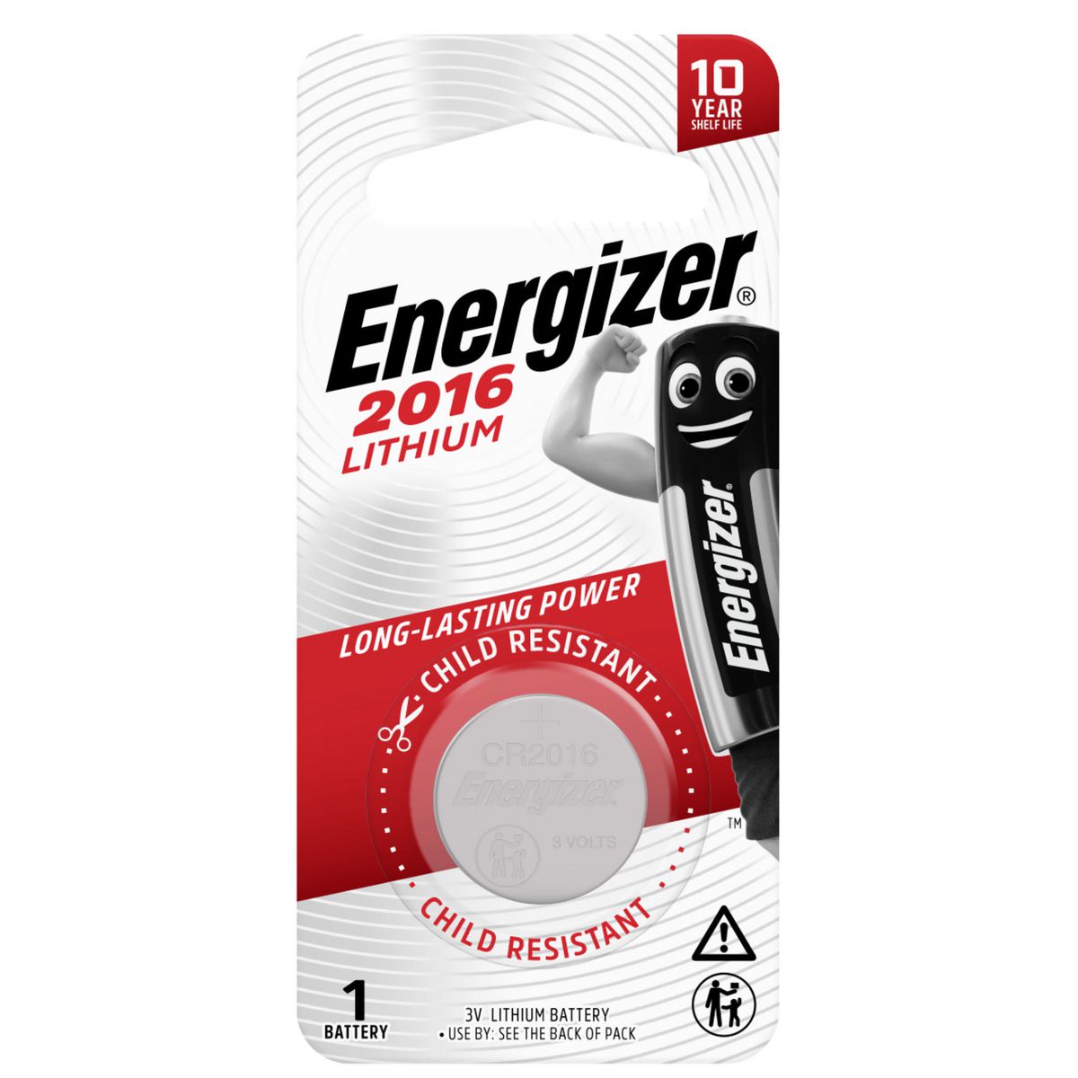 Energizer Cr2016 Coin Batt 1Pk E303805800