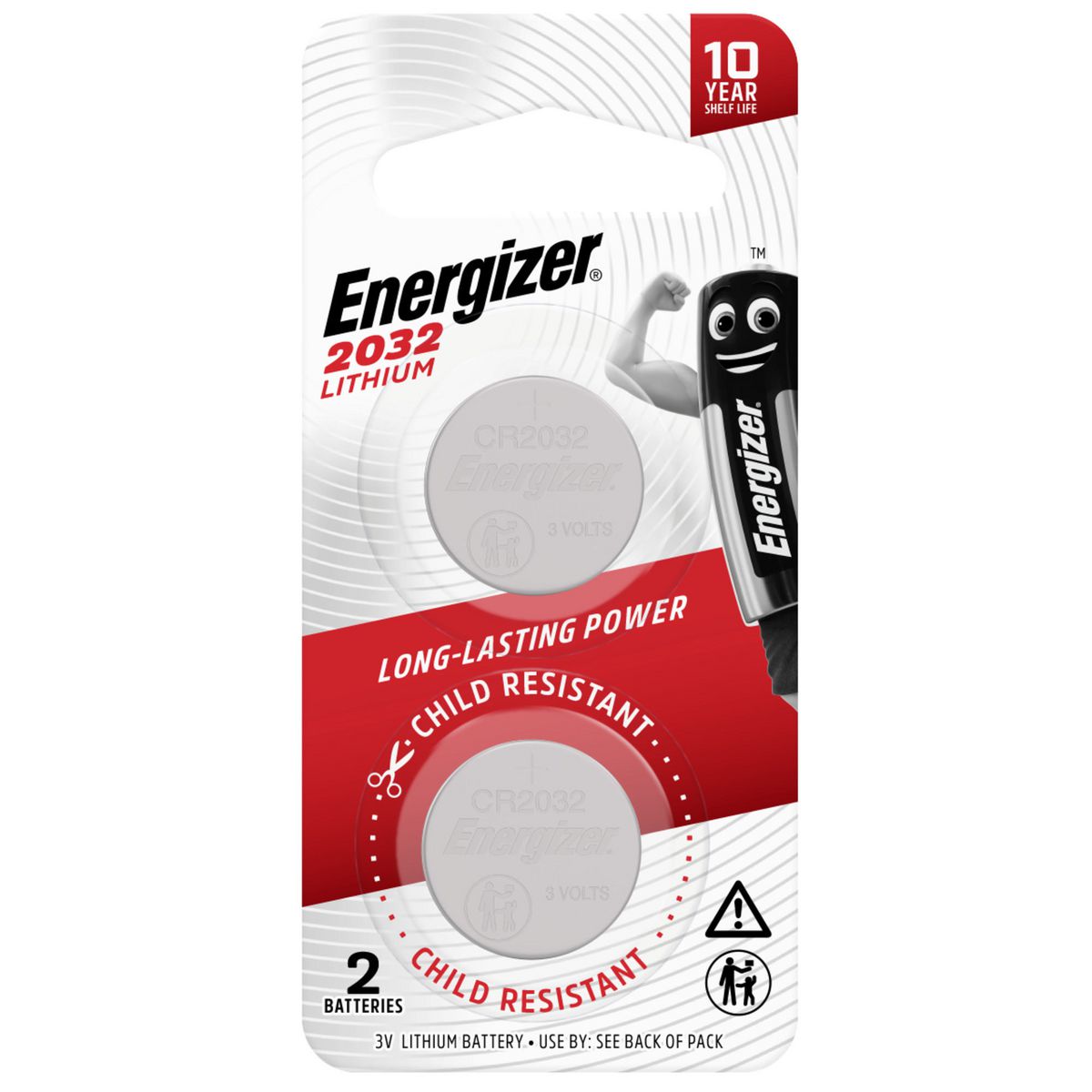Energizer Cr2032 Lith Coin Batt 2Pk E303803800