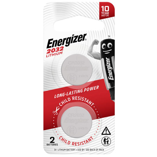 Energizer Cr2032 Lith Coin Batt 2Pk E303803800