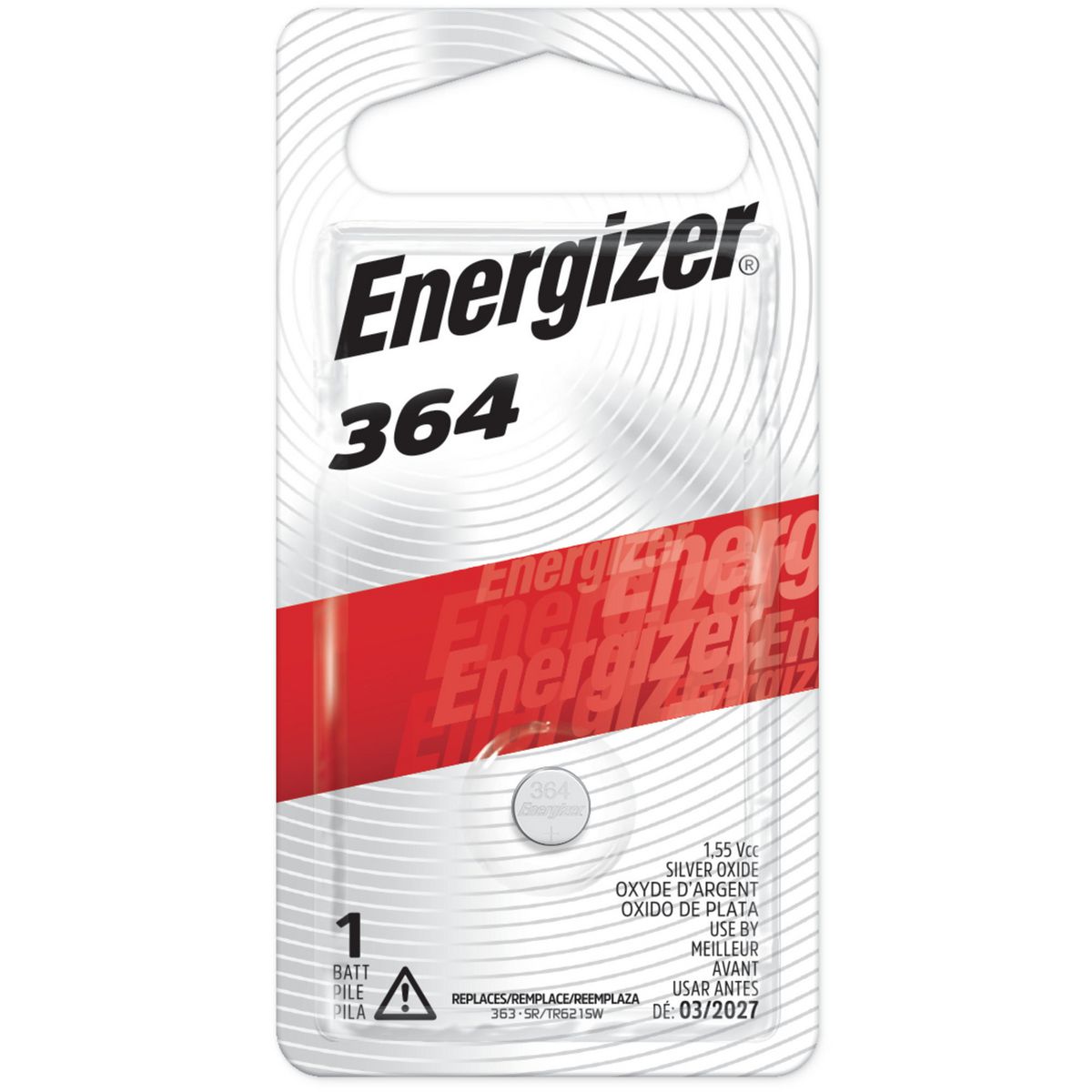 Energizer Batt Button 364/363 Pk1 E303810000