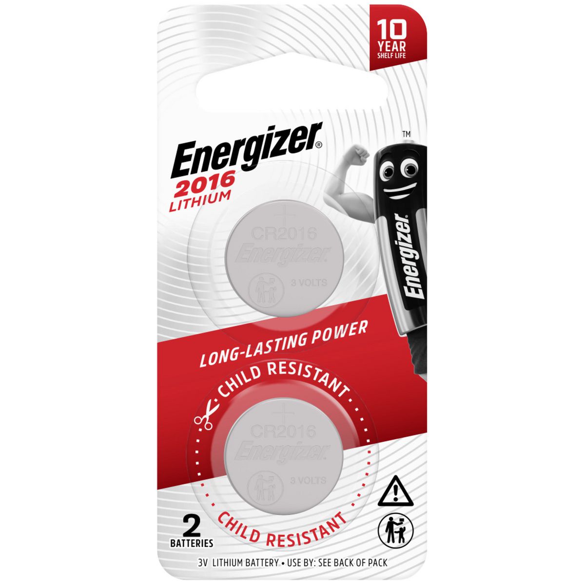 Energizer Lith Coin Cr2016 - 2 Pk E303805400