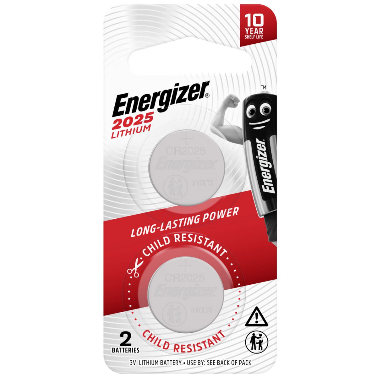 Energizer Lith Coin Cr2025 - 2 Pk E303804100