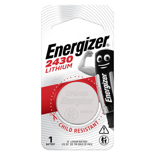 Energizer Lithium Button Battery Cr2430 Pk1 E303806800