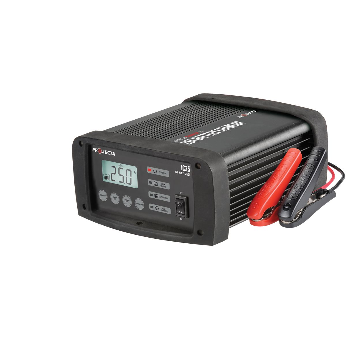 Projecta Intelli-Charge 7 Stage 25A 12V Multichem Lithium Battery Charger IC25W