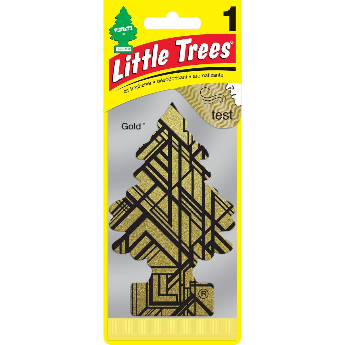 Little Trees Little Trees Gold Air Freshener 1 Pack U1P-10210
