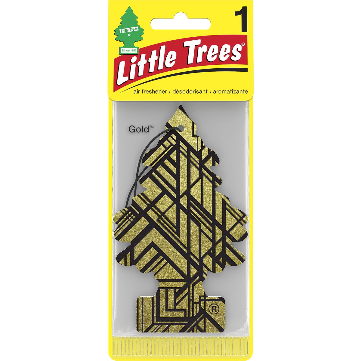 Little Trees Little Trees Gold Air Freshener 1 Pack U1P-10210