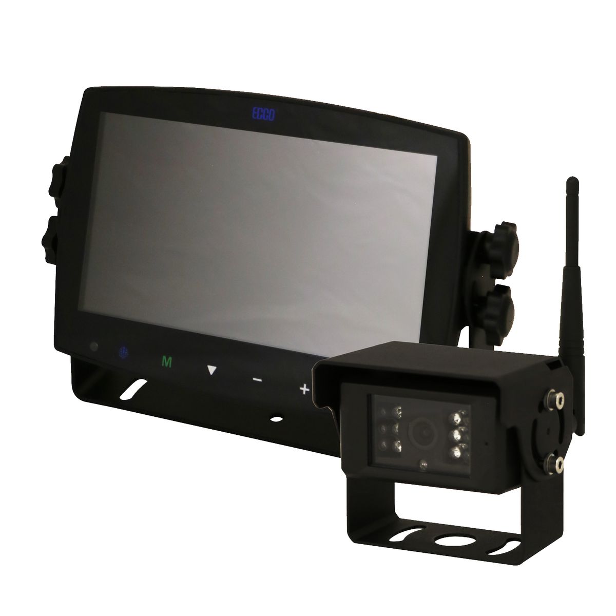 Ecco Wireless Camera Sys, 7In,12-24V,Colour, Dvr, Gen 2 EC7008-WK2