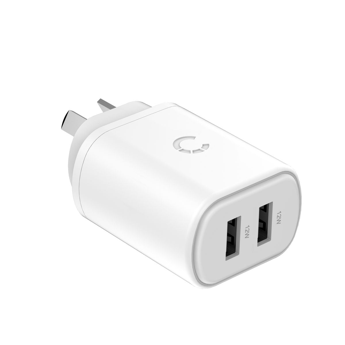 Cygnett Powerplus 12W Dual Usb-A Wall Charger White CY3671PDWLCH