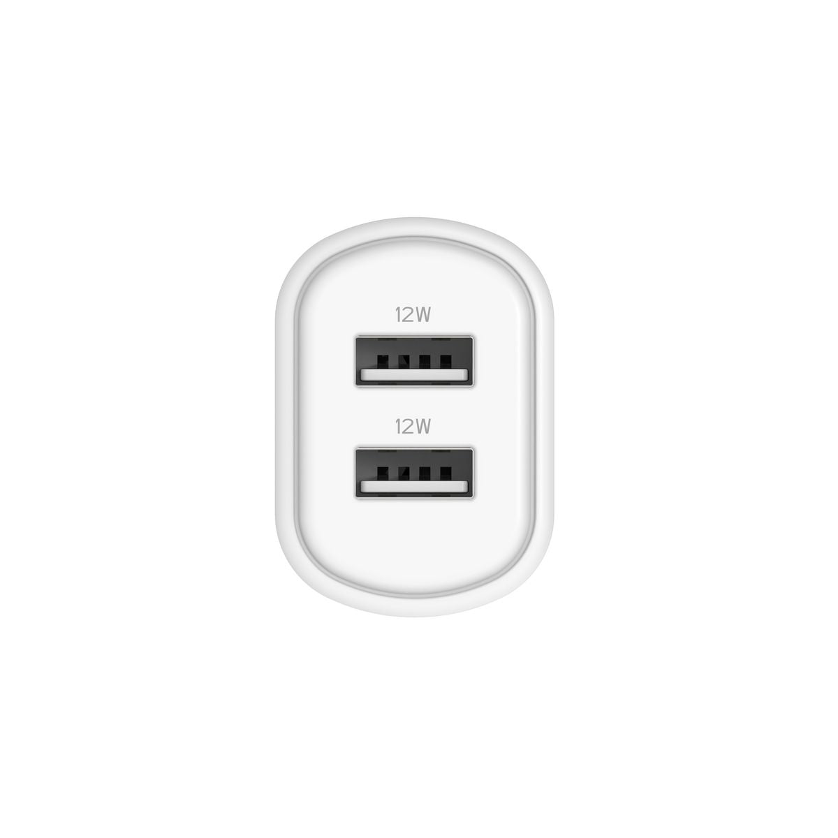 Cygnett Powerplus 12W Dual Usb-A Wall Charger White CY3671PDWLCH