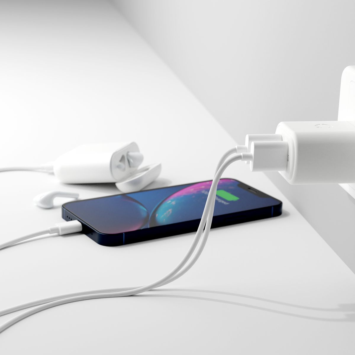 Cygnett Powerplus 12W Dual Usb-A Wall Charger White CY3671PDWLCH