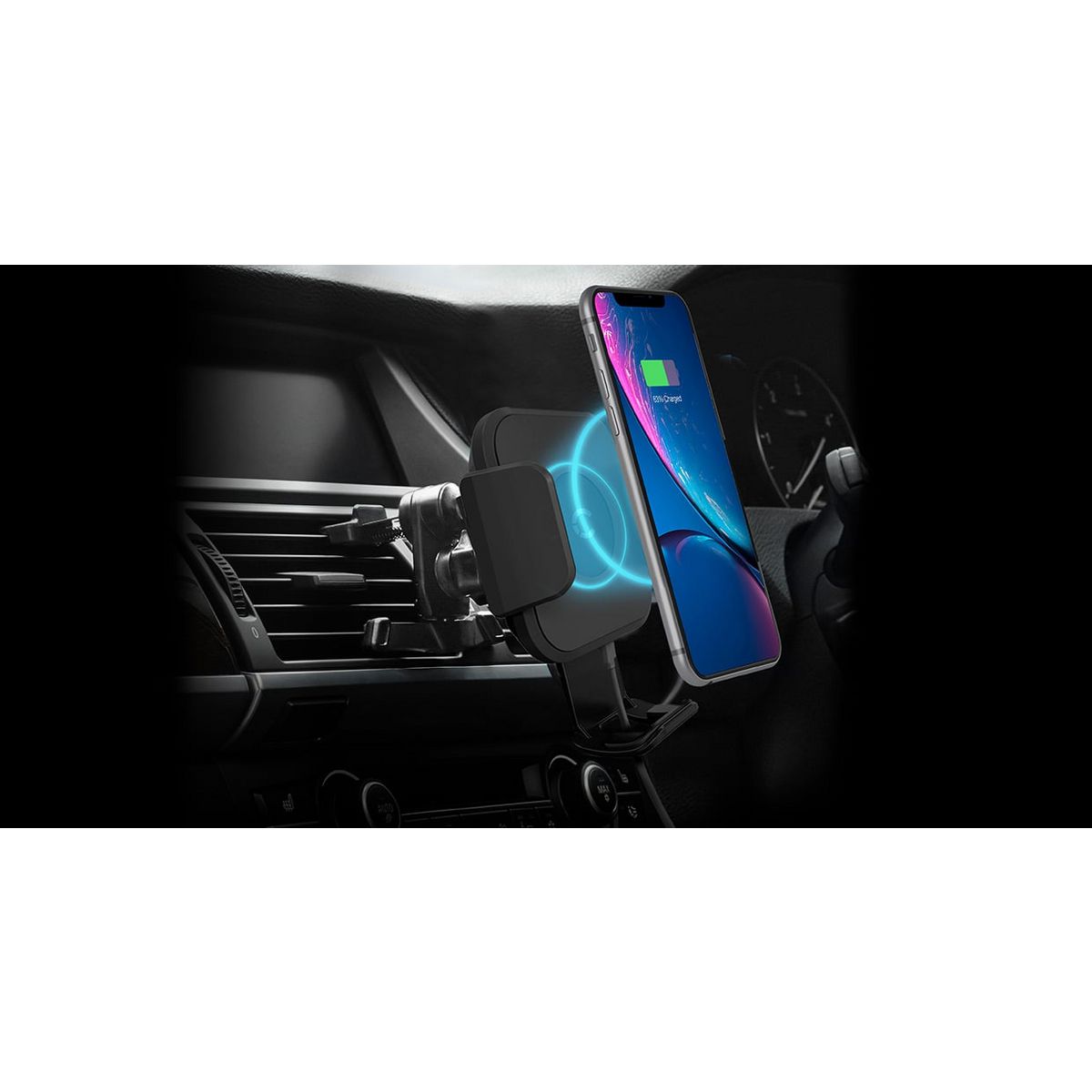 Cygnett Race 10W Wireless Vent Car Charger CY3957WLCCH