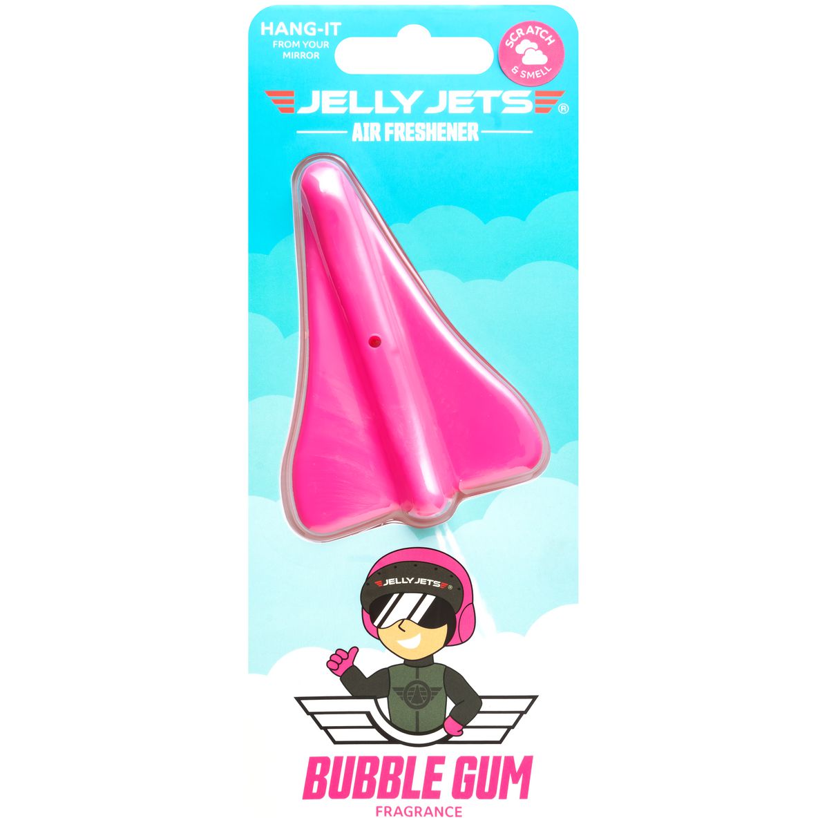 Jelly Jets Hang-It Bubble Gum Air Freshener 52 JJH001
