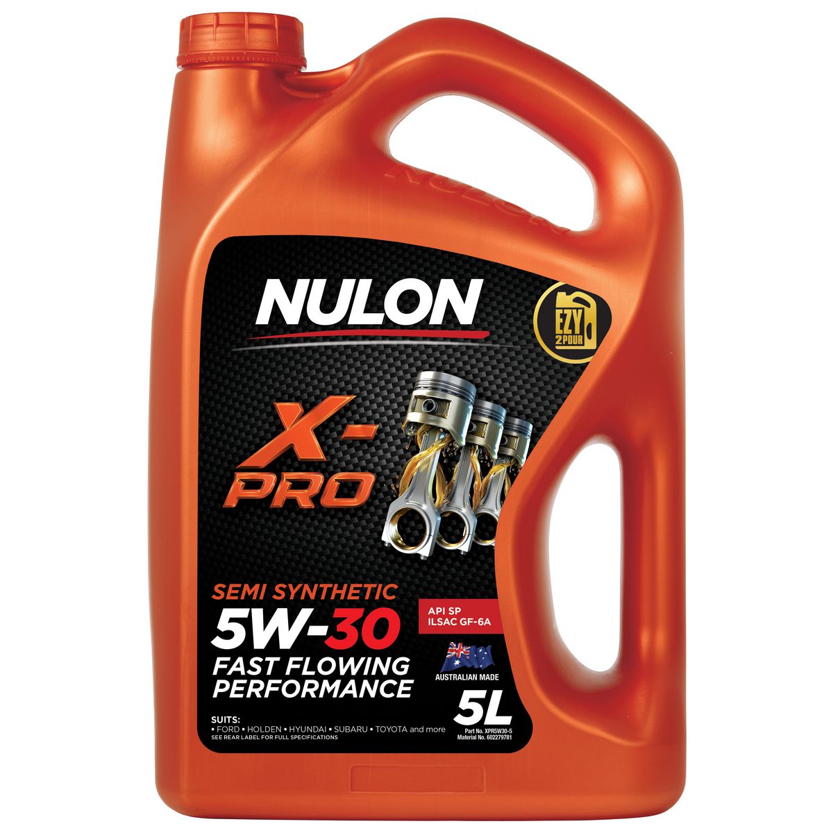 Nulon X-PRO 5W-30 Fast Flowing Performance Engine Oil 5L Semi Synthetic XPR5W30-5