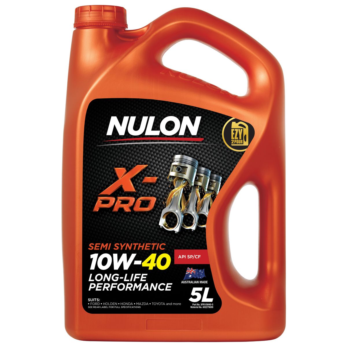 Nulon X-PRO 10W-40 Long Life Protection Engine Oil 5L Mineral XPR10W40-5