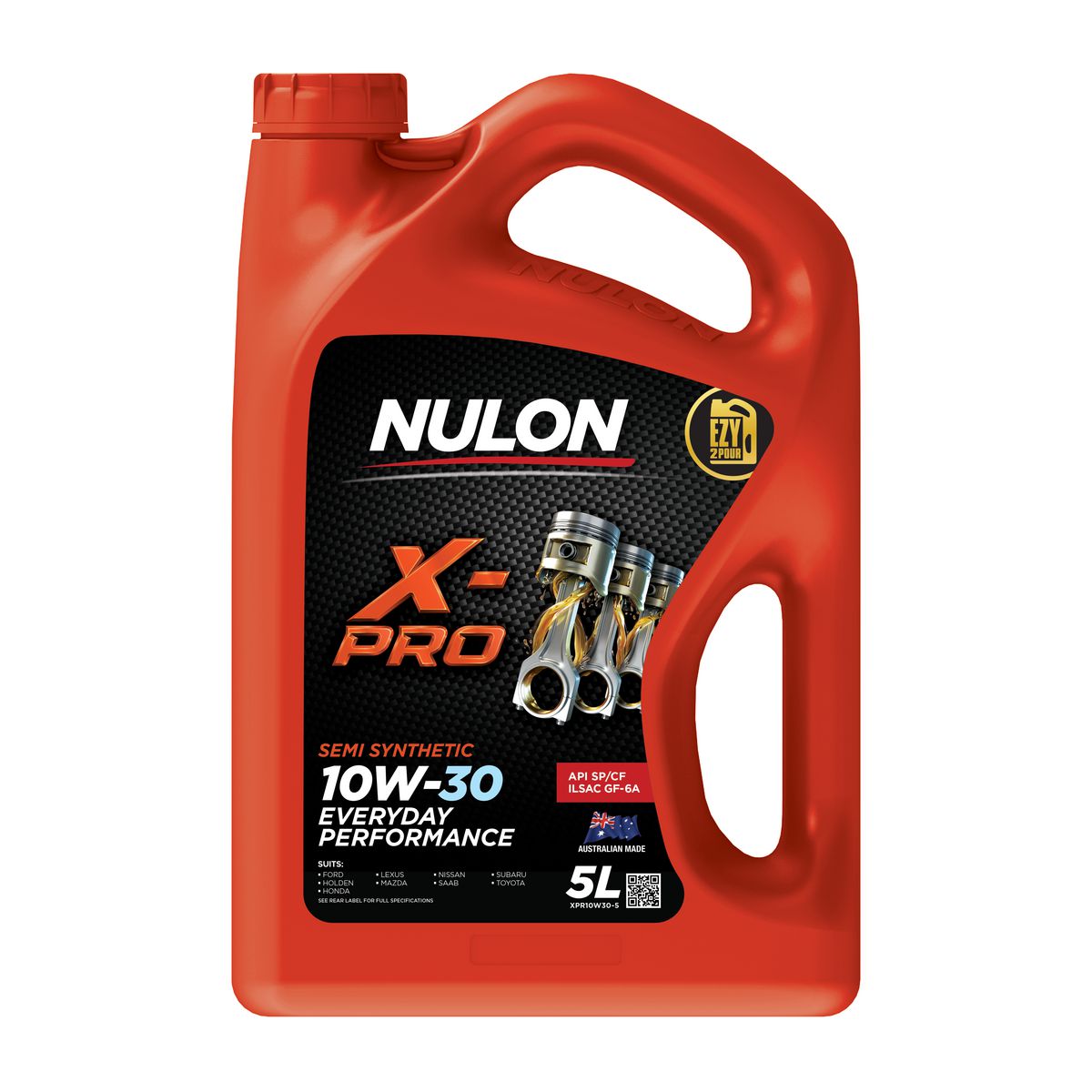 Nulon X-PRO 10W-30 Everyday Performance Engine Oil 5L Semi Synthetic XPR10W30-5