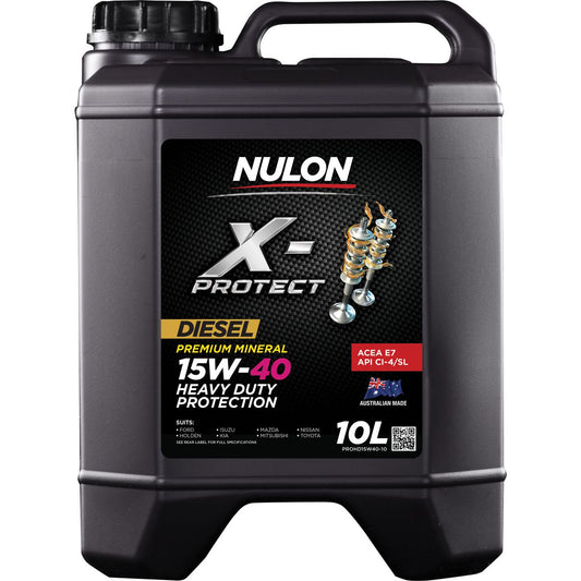 Nulon X-PROTECT 15W-40 Heavy Duty Protection Engine Oil 10L Mineral PROHD15W40-10