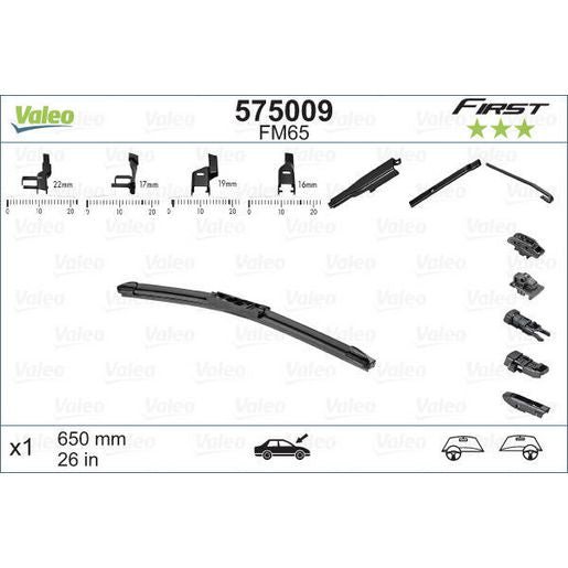 Valeo Wiper Blade 575009