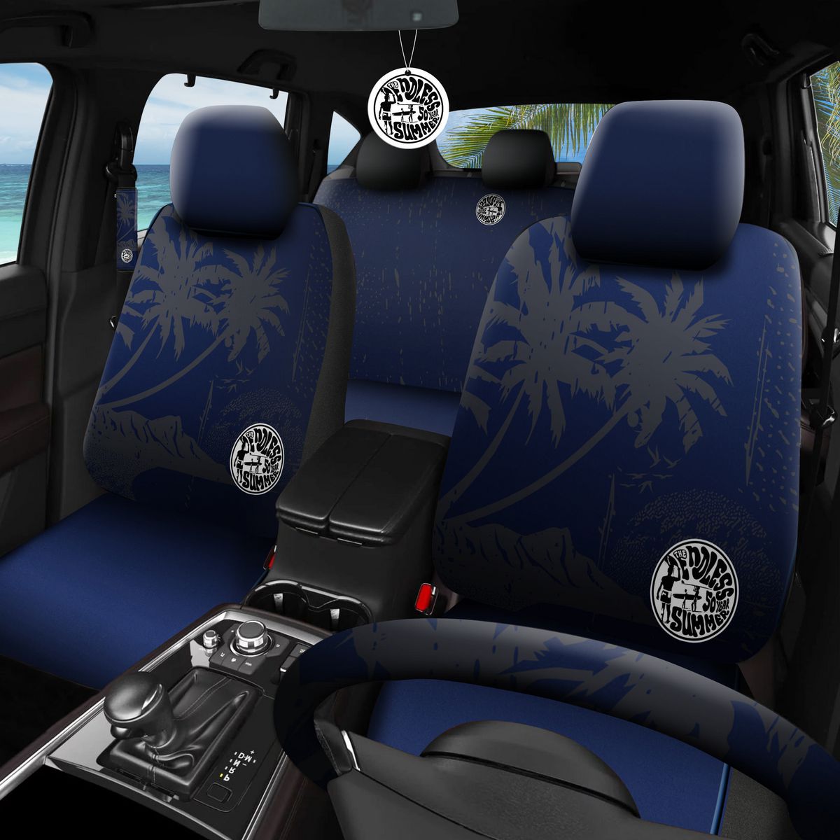 The Endless Summer 8 Piece Car Seat Cover Pack - Heatwave 8102538
