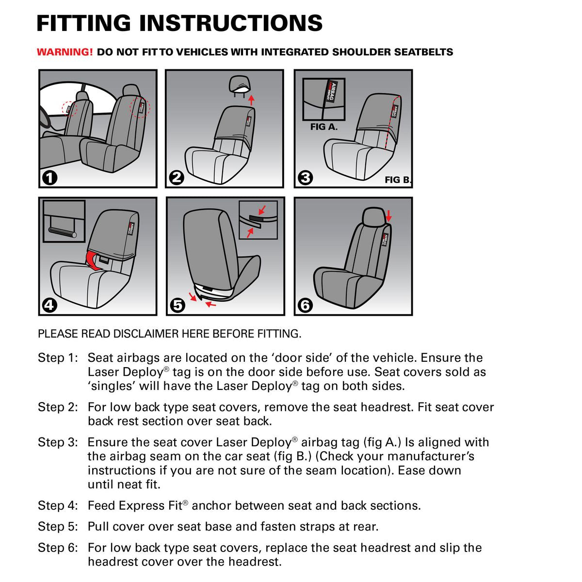 The Endless Summer 8 Piece Car Seat Cover Pack - Heatwave 8102538