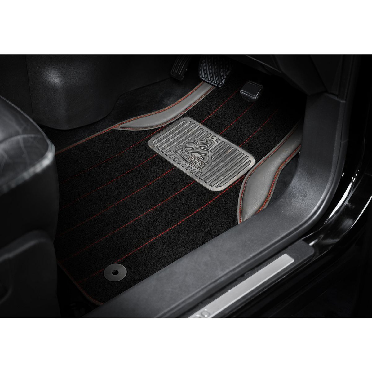 Holden Heritage Floor Mats 2 Piece - Rustic Vintage Black 4702533