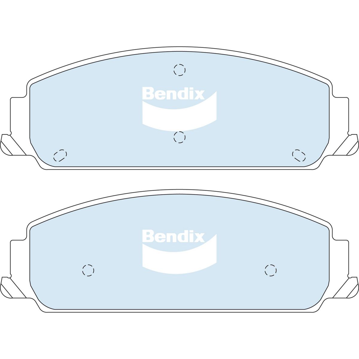 Bendix General Ult+ Disc Pad Set DB1765 ULT+