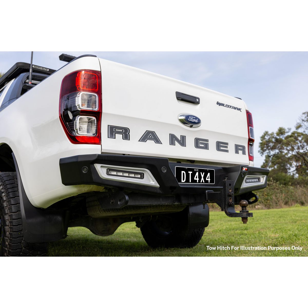 Drivetech 4X4 Steel Rear Bumper For Ford Ranger Pxiii 08/18 On DT-RBS001
