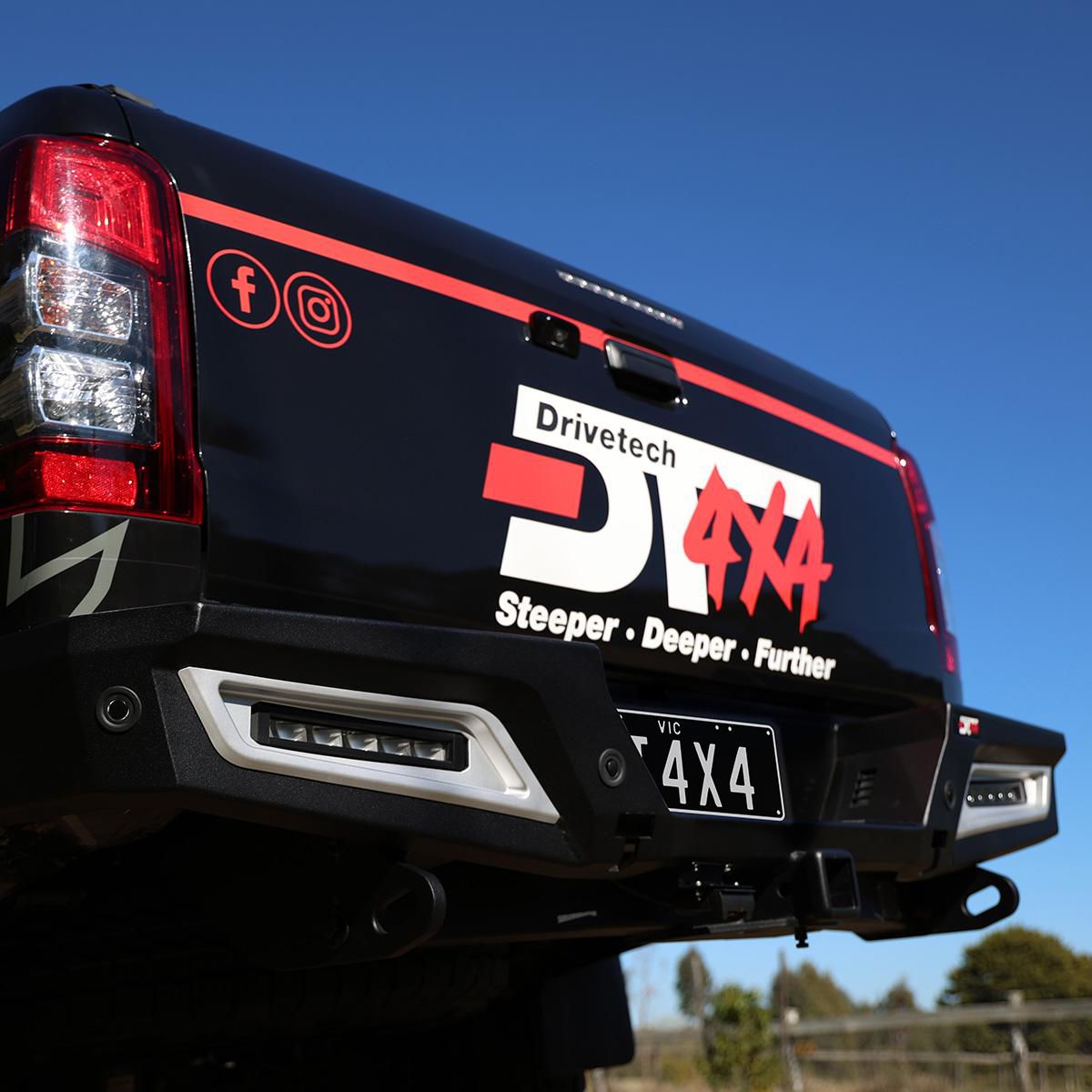 Drivetech 4X4 Steel Rear Bumper For Mitsubishi Triton Mr 12/18 On DT-RBS004