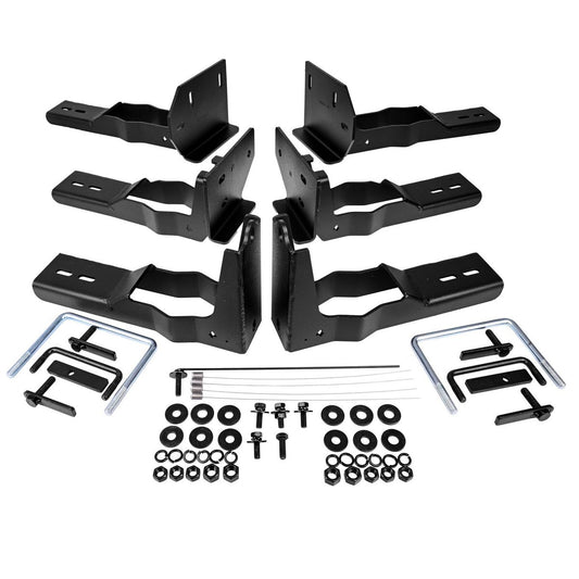 Drivetech 4X4 Side Step Fit Kit fits Toyota Hilux REVo 8Th Gen 08/20 On DT-SSTEP002