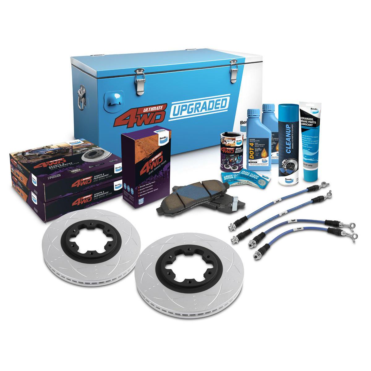 Bendix Ultimate 4x4 Brake Upgrade Kit U4WD-BUK66