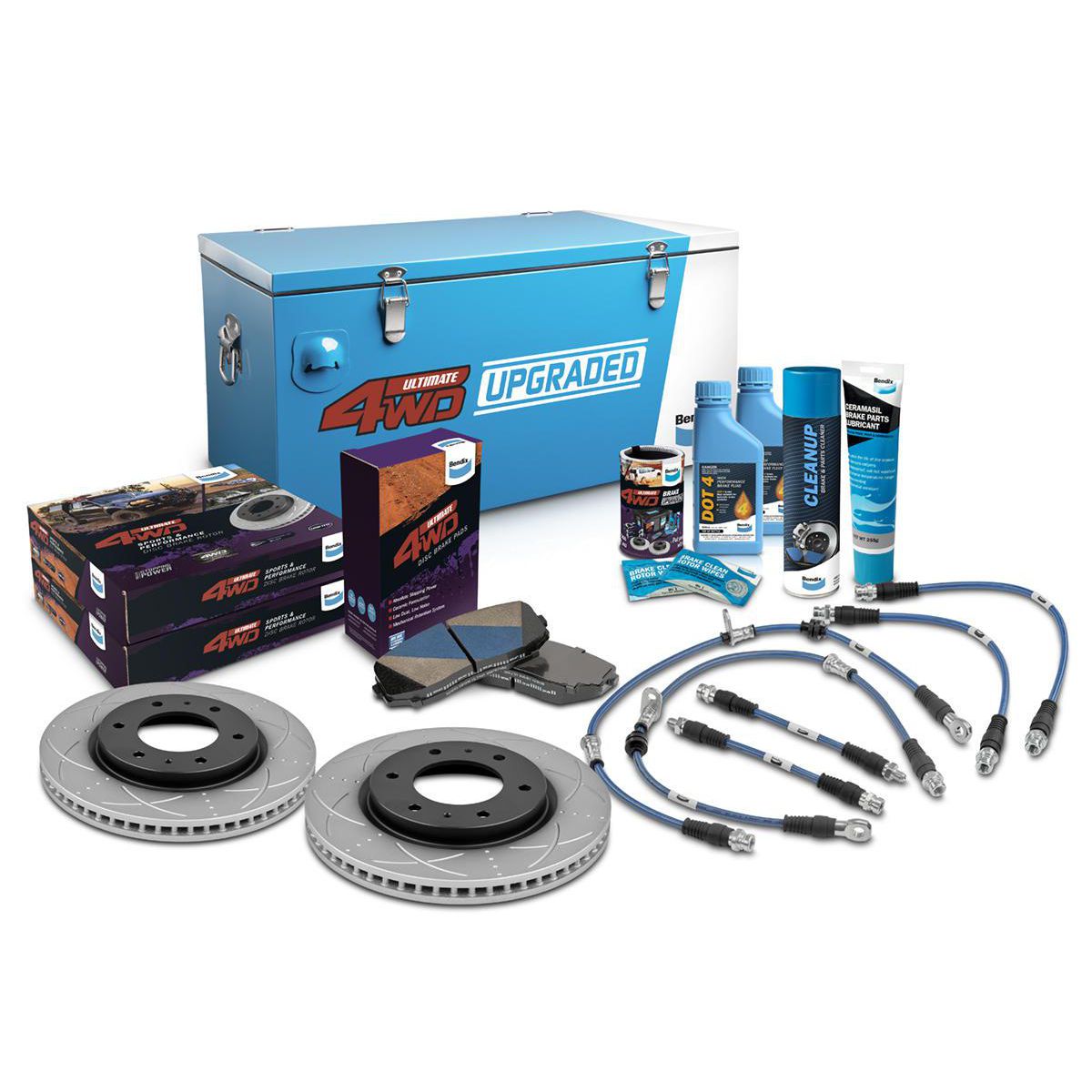 Bendix Ultimate 4x4 Brake Upgrade Kit U4WD-BUK78
