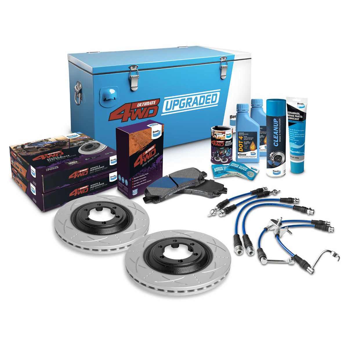 Bendix Ultimate 4x4 Brake Upgrade Kit U4WD-BUK94