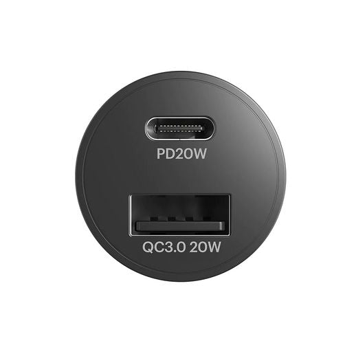 Cygnett Carpower 20W Car Charger Dual Port Usb-A & Usb-C CY3637CYCCH
