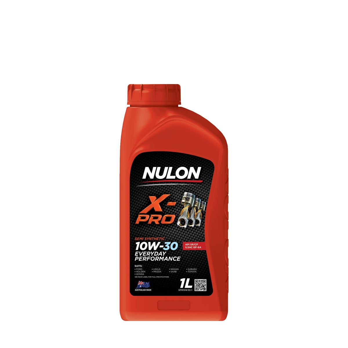 Nulon X-PRO 10W-30 Everyday Performance Engine Oil 1L Semi Synthetic XPR10W30-1
