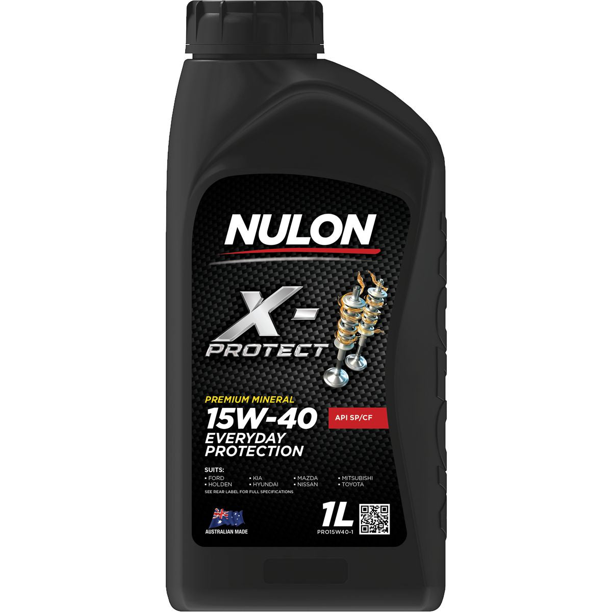 Nulon X-PROTECT 15W-40 Everyday Protection Engine Oil 1L Mineral PRO15W40-1