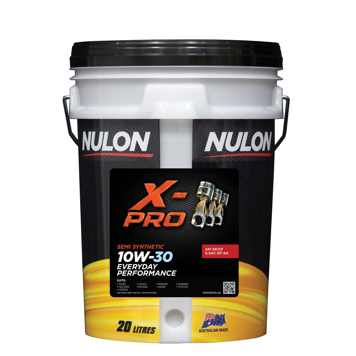 Nulon X-PRO 10W-30 Everyday Performance Engine Oil 20L Semi Synthetic XPR10W30-20