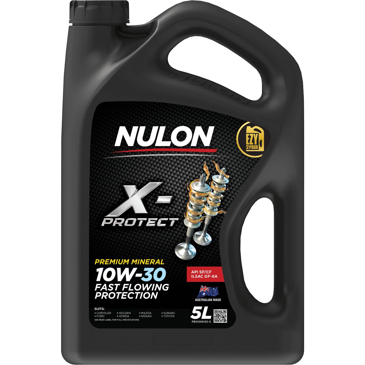 Nulon X-PROTECT 10W-30 Fast Flowing Protection Engine Oil 5L Mineral PRO10W30-5