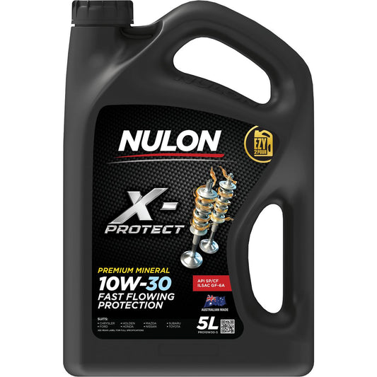 Nulon X-PROTECT 10W-30 Fast Flowing Protection Engine Oil 5L Mineral PRO10W30-5