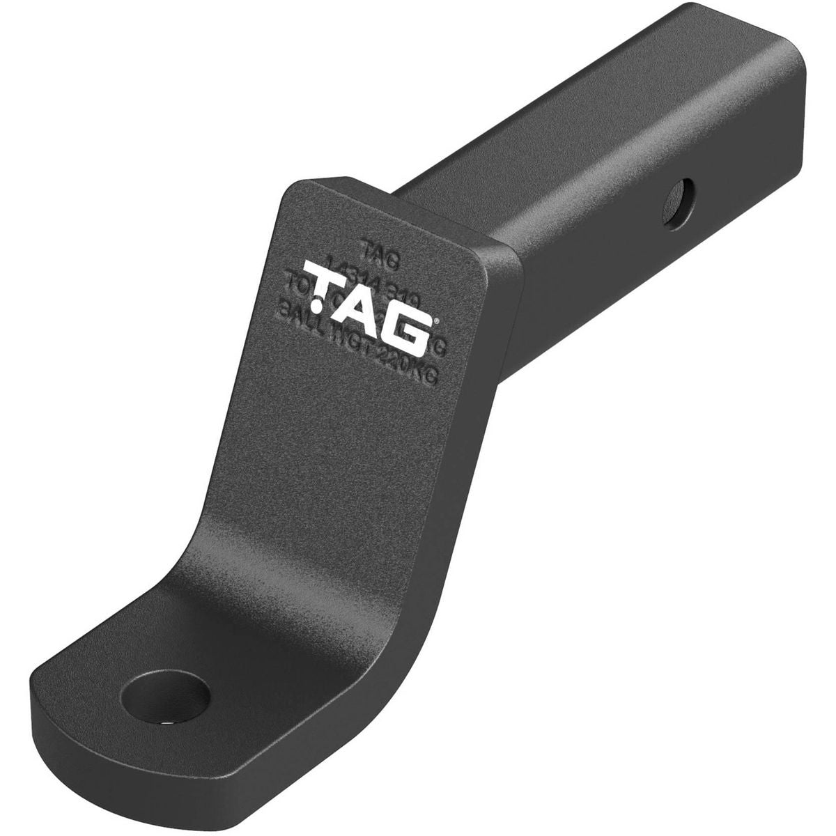 TAG Tow Ball Mount - 220mm Long 108 Face 50mm Square Hitch L4314
